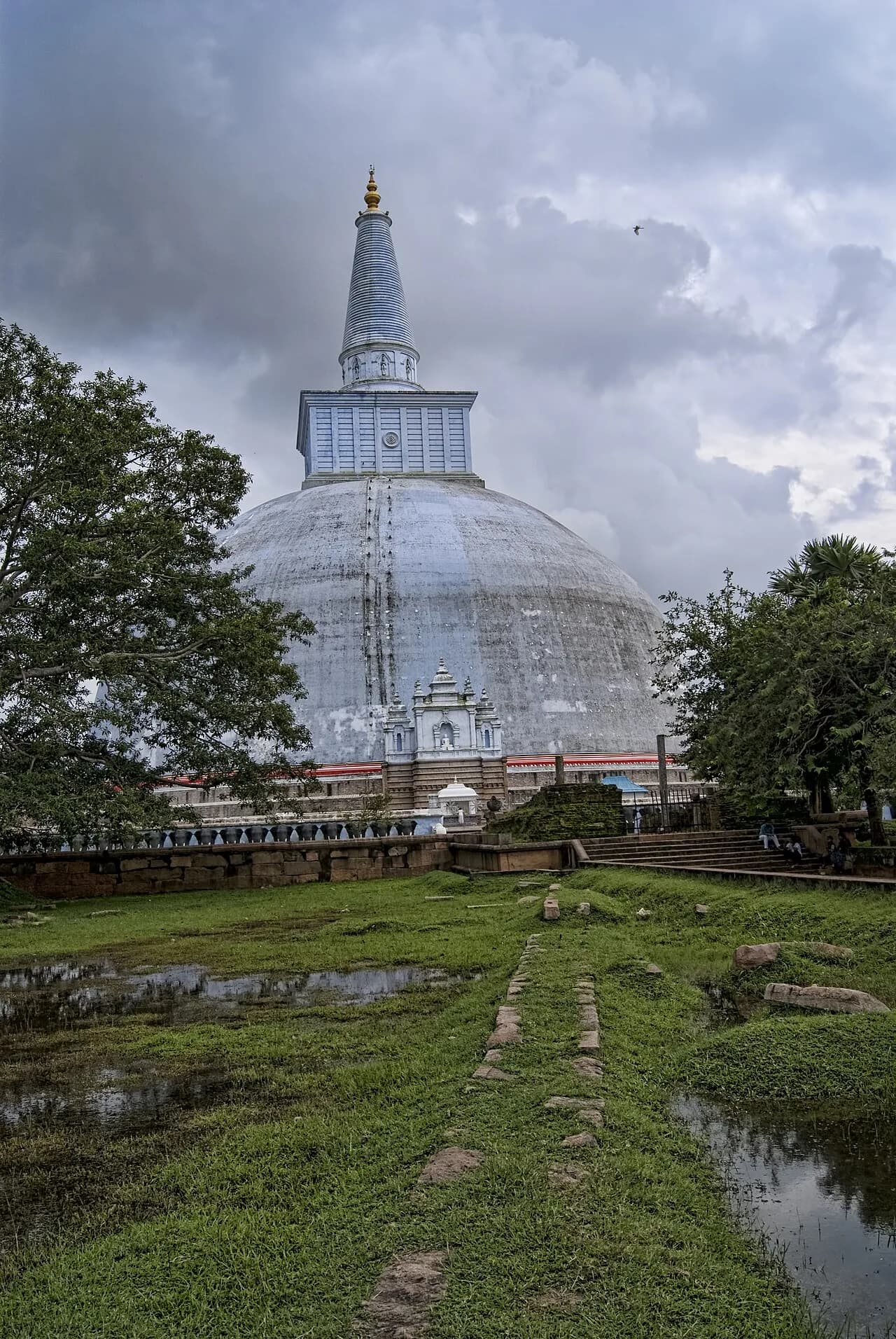 Anuradhapura - Ruwanwelisaya Stupa in Anuradhapura, Sri Lanka, dates back to 140 BC.