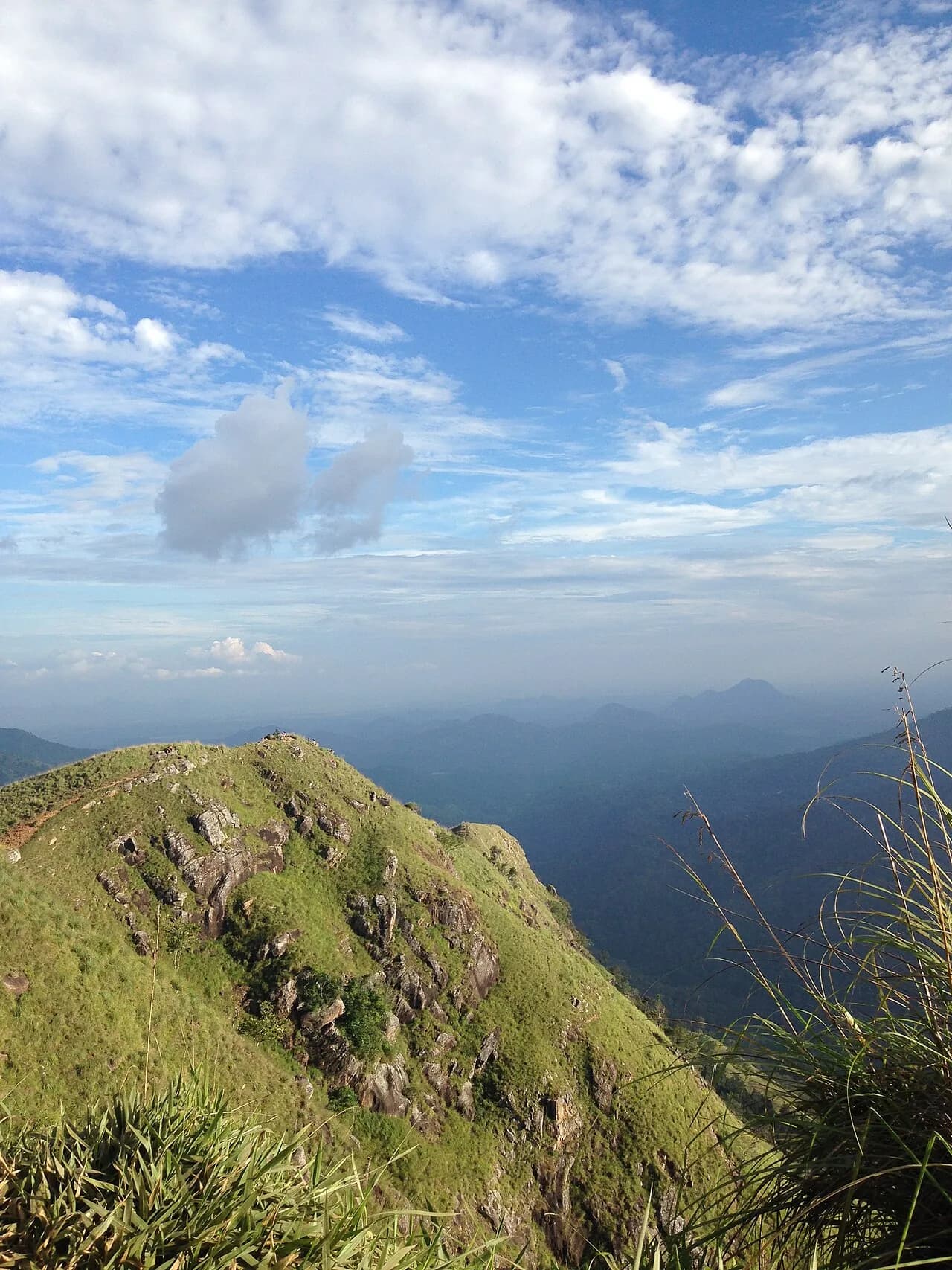 Ella - Side view from Ella Rock , Sri Lanka