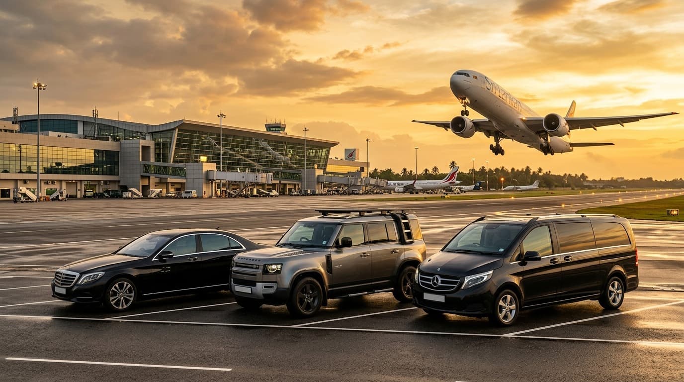 VIP Travels Premium Fleet - Mercedes S-Class, Defender & Luxury Vans Sri Lanka